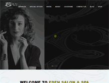 Tablet Screenshot of edensalon.com